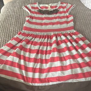 Matilda Jane Striped Kids Dress. Size 8. GUC.